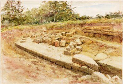 Cilurnum (guache, ceruza és wc papíron) alkotó: Henry Burdon Richardson